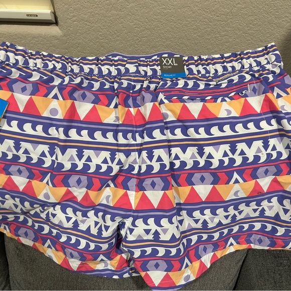 Columbia Summer Dry Short 5 inch inseam multicolor cargo shorts women’s XXL New - Picture 2 of 4